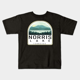 Norris Lake Life Tennessee Retro Summer Family Vacation Souvenir Adventure Kids T-Shirt